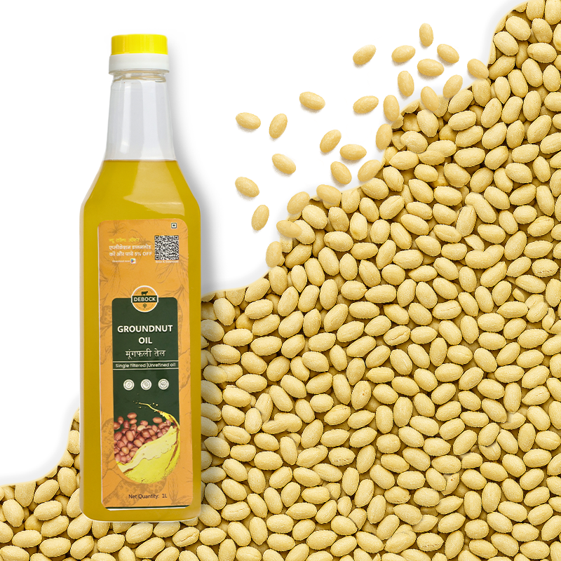 Wood Pressed Groundnut Oil